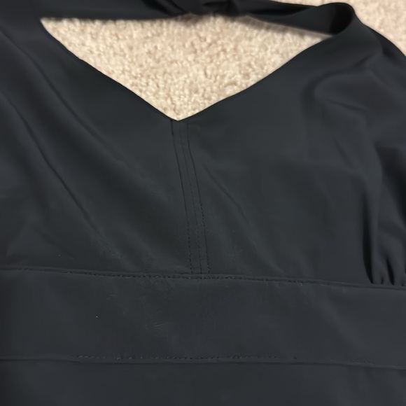 Athleta halter dress black size 12 pack everywhere - Picture 2 of 6